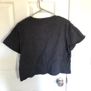 Everlane Charcoal Grey Organic Cotton Boxy T-Shirt